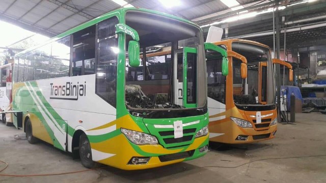 Tata Motors Pasok 10 Unit Bus Medium Tata LP 713 untuk Trans Binjai