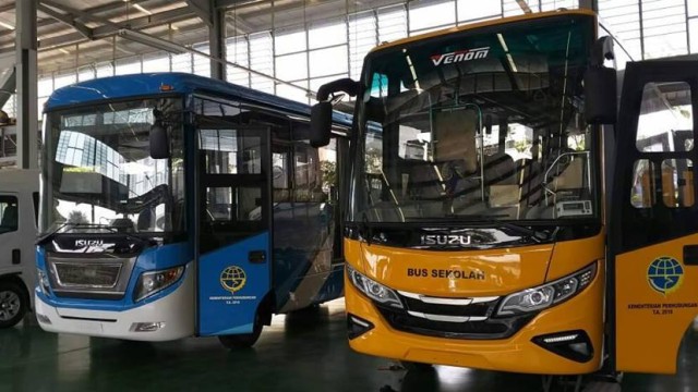 GIIAS 2018: Bus Sekolah Venom Made In Tentrem Akan Tampil di Booth Isuzu
