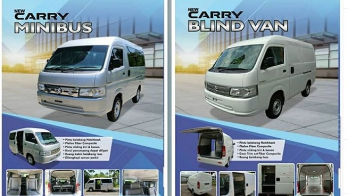Seperti Ini Tampang Suzuki New Carry Minibus dan Blind Van