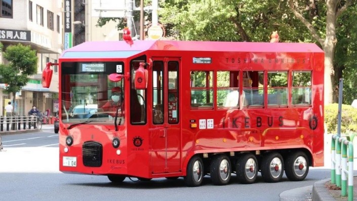 Ikebus Toshima Omnibus, Bus Kota Unik Yang Mirip Kaki Seribu