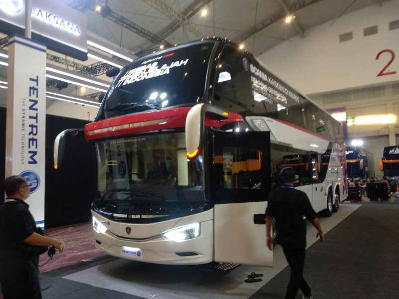 Ternyata Ini Wujud Utuh Scania K410cb Tentrem Di Giias 2023 Bus And