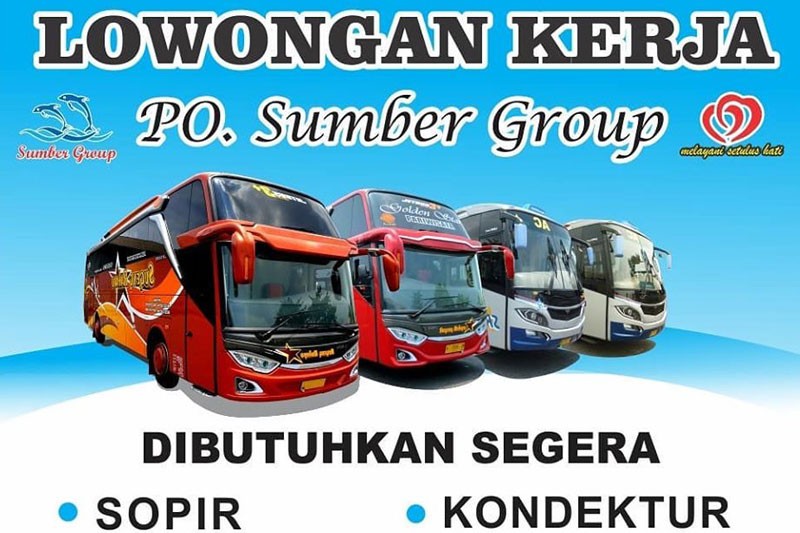 Sumber Group Buka Lowongan Untuk Supir Dan Kondektur Bus And Truck Indonesia