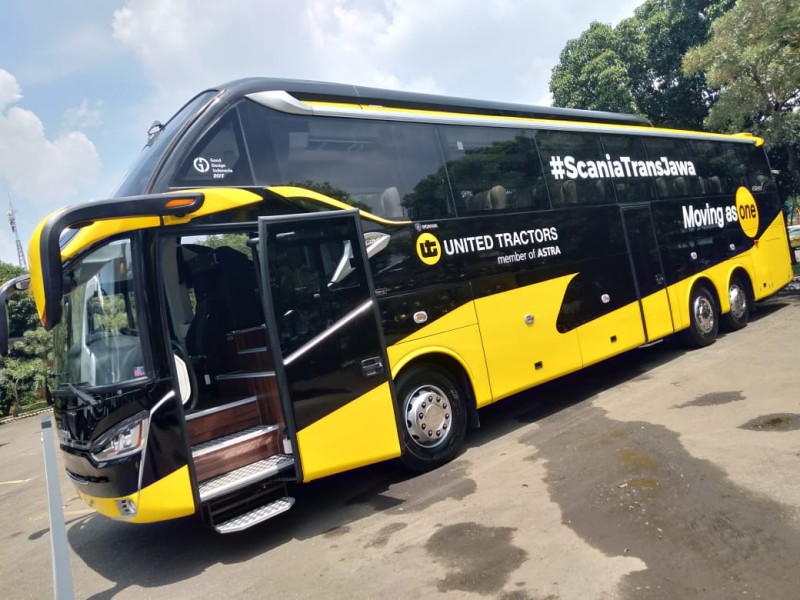  Scania  Respons Tol TransJawa Dengan Armada Bertenaga Bus  