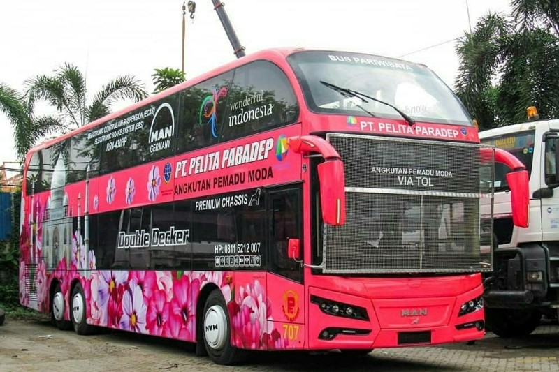 Viral! Pertama Dalam Sejarah, Bus Tingkat Masuk ke Padang | Bus and Truck  Indonesia