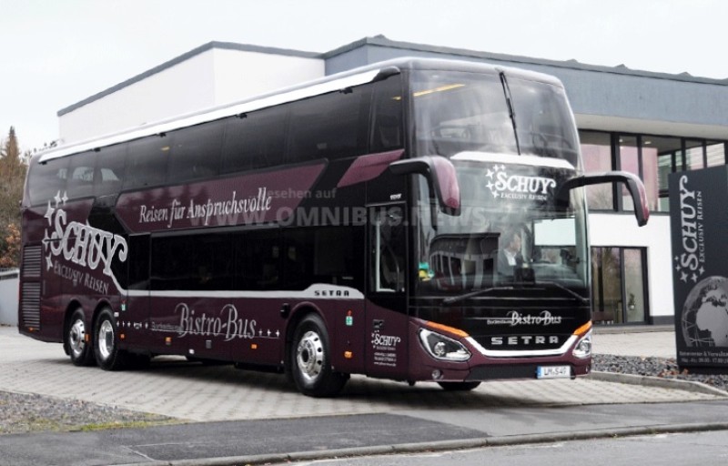 Bus Double Decker Setra S531 DT Berdesain Mewah Jadi Kado Ultah ...